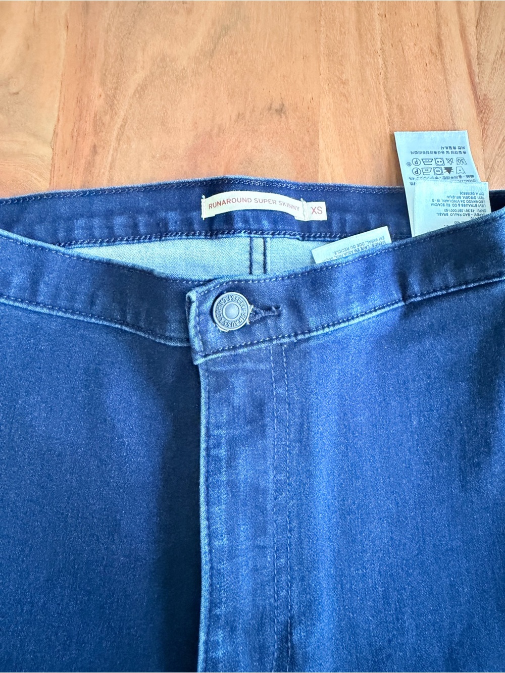 Skinny relax  Slim Stretch Levi’s women Jeans Dark Blue size xs - Picture 3 of 9